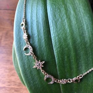 American Eagle Celestial choker necklace